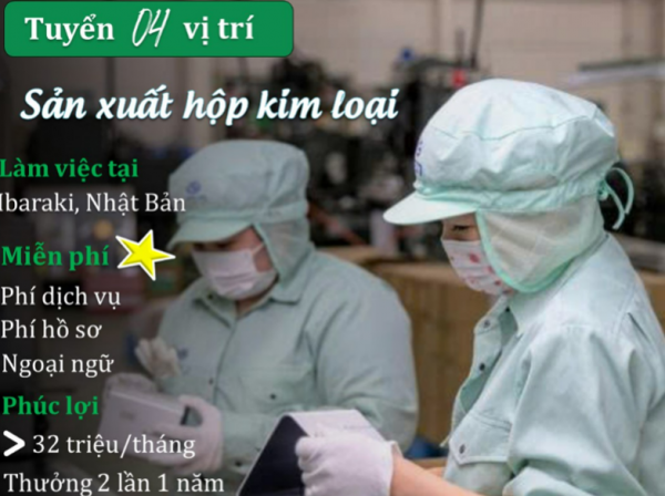 Sản xuất, kiểm tra hộp kim loại